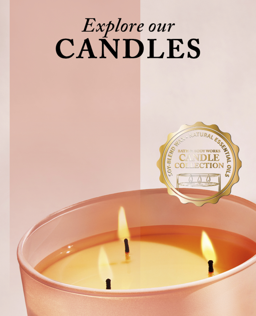 Bath and Body Works store candle